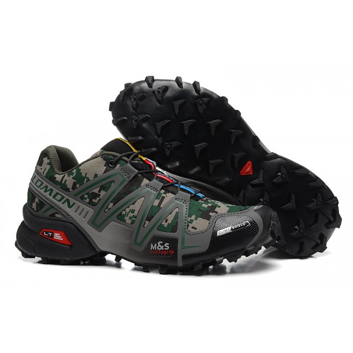 Men's Salomon 3 Trail Running Shoes Camouflage-The Collection Salomon Speedcross 3