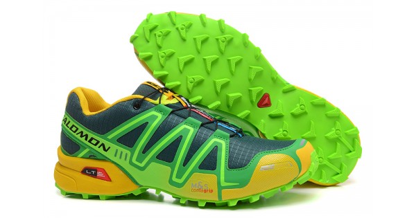 ihærdige patologisk ophavsret Men's Salomon Speedcross 3 CS Trail Running Shoes Green Yellow-Salomon  Speedcross 3 Available To Buy Online