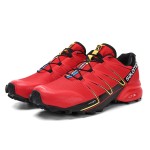 Salomon Speedcross Pro Contagrip Shoes In Red Black